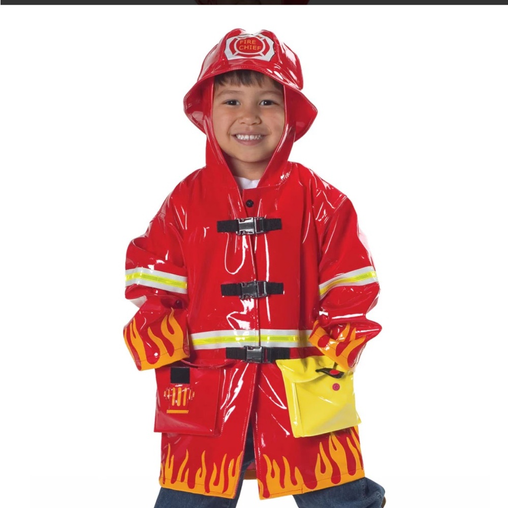 Kidorable Red and White Raincoat for Stylish Showers